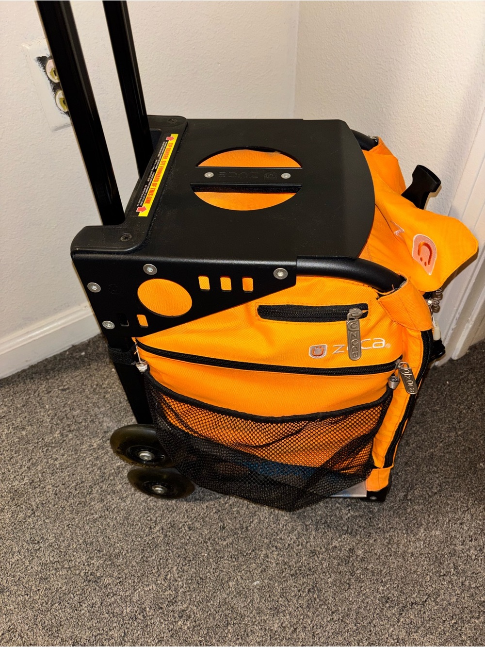 Zuca Sport Bag CAUTION Orange